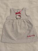 Robe Hello Kitty grise à petits pois rose super chaude taille 6 mois