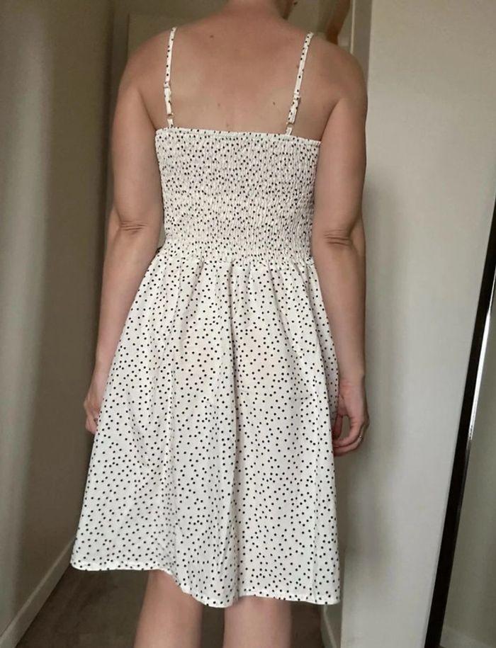 Robe été blanche à pois taille 36 💖 - photo numéro 6