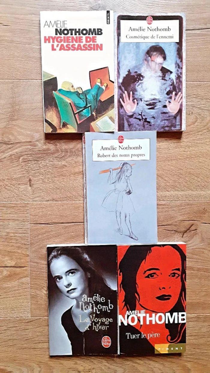 Lot 5 livres Amelie Nothomb