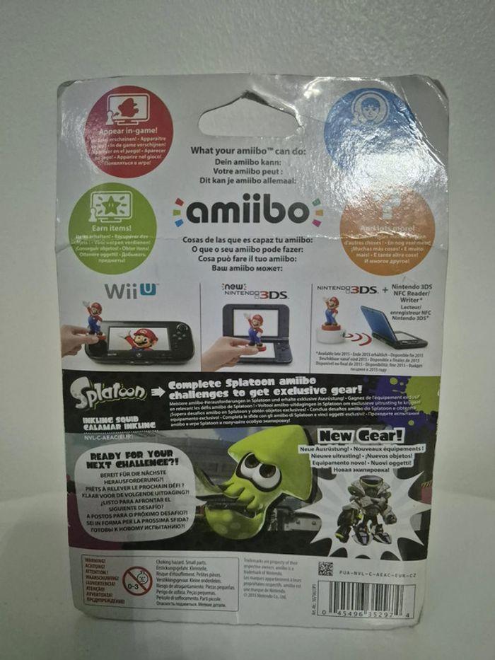 Figurine Amiibo Splatoon Calamar Inkling - photo numéro 2