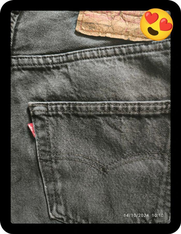 Jean 501 noir vintage taille 38 (28 us) - photo numéro 5