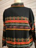 Pull col haut en laine vintage taille m