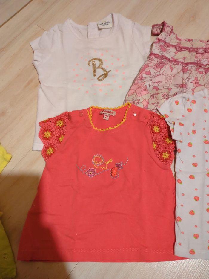 Lot de 5 t-shirts filles - photo numéro 2