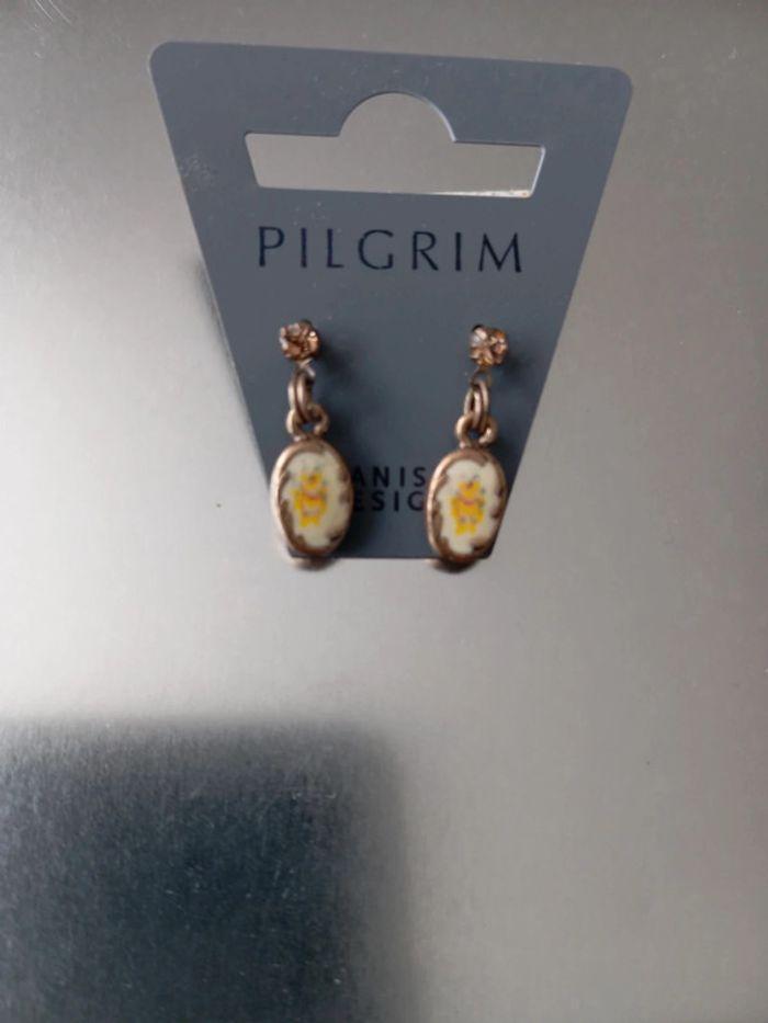 Boucles d'oreilles vintage Pilgrim - photo numéro 2