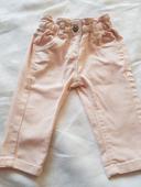 Pantalon rose pâle 3 mois