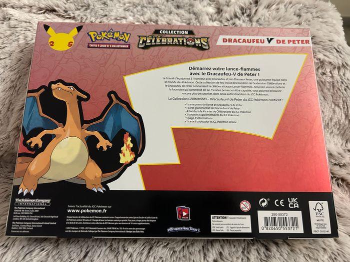 Coffret Pokémon 25 ans Célébration Dracaufeu de Peter - photo numéro 2