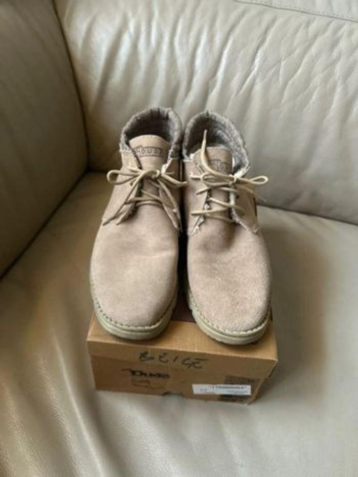 Bottines Dude beige 45 - photo numéro 1