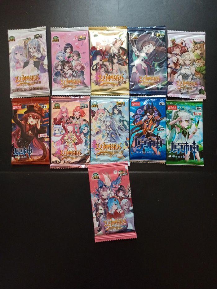 Lot 11 Booster Carte Manga Anime r sr SSR Naruto Goddess Story Pokémon ur ssp xr zr ptr - photo numéro 1