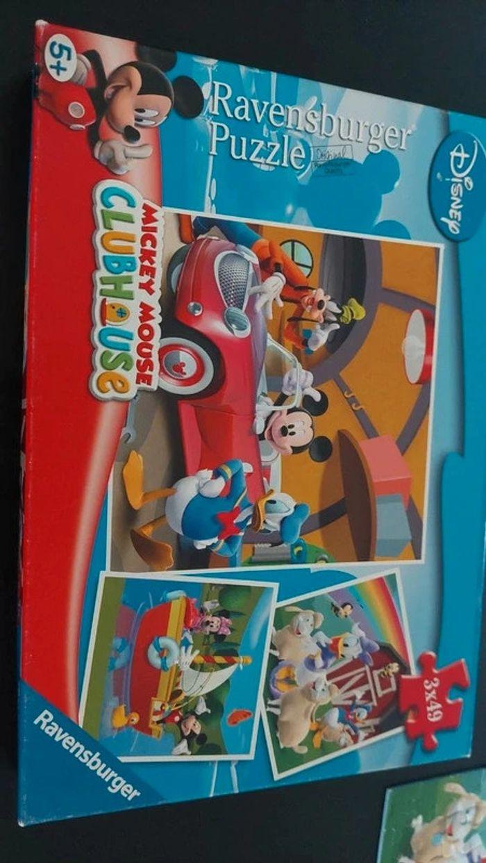 3 puzzles 49 pièces Mickey - photo numéro 1