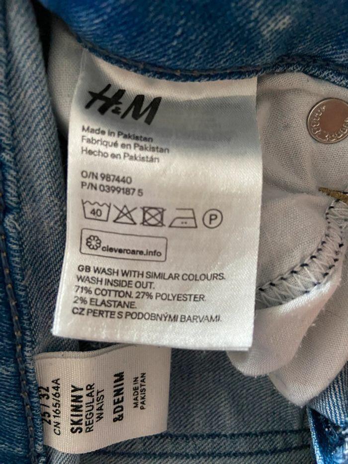 Jean Skinny dénim H&M taille 32 - photo numéro 4