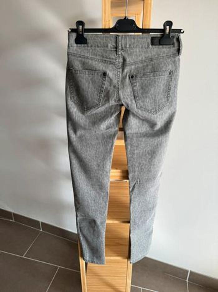 Jeans Mango gris moucheté Taille 36 - photo numéro 7