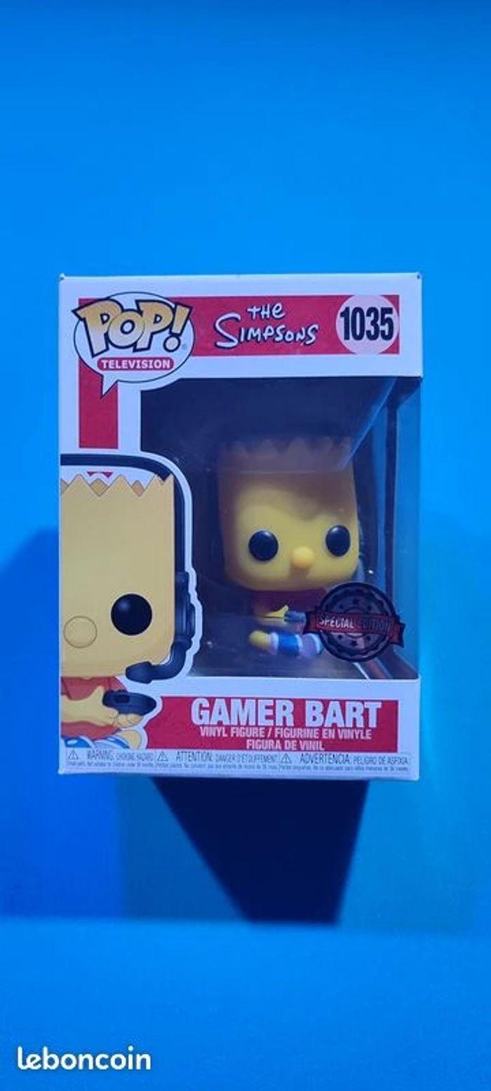 Pop Bart Simpson gamer - édition limitée - photo numéro 1