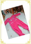 Pyjama velours in extenso 12 mois