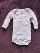 Body manches longues rose clair Petit Bateau 6 mois