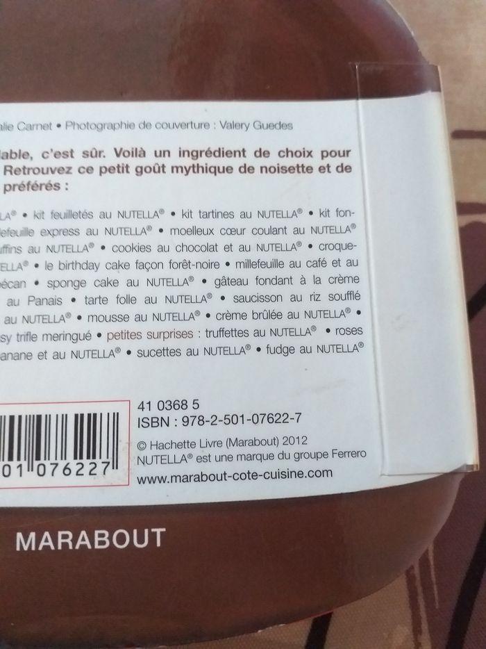 Livre recette Nutella - photo numéro 2