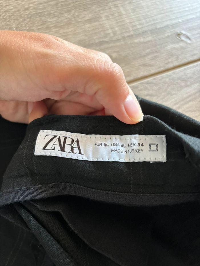 Pantalon foncé à rayures Zara - photo numéro 2