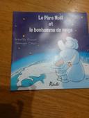 Livre  le père Noël et le bonhomme de neige