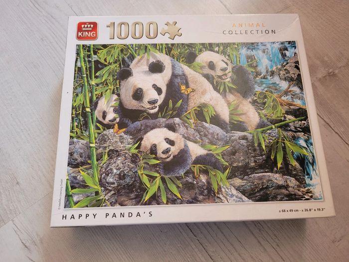 Puzzle 1000 pièces pandas - photo numéro 1