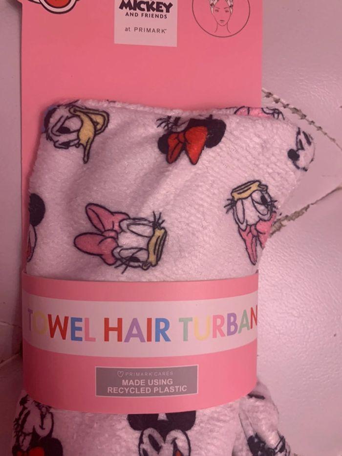 1 serviette turban pour les cheveux neuf disney Mickey - photo numéro 2