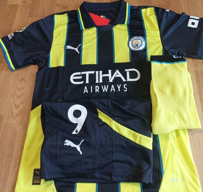 Maillot Haaland Manchester City taille 12 ans modèle 2025 extérieur - photo numéro 2