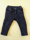 Pantalon Petit Bateau 18 mois 81 cm Miller quilté bleu marine