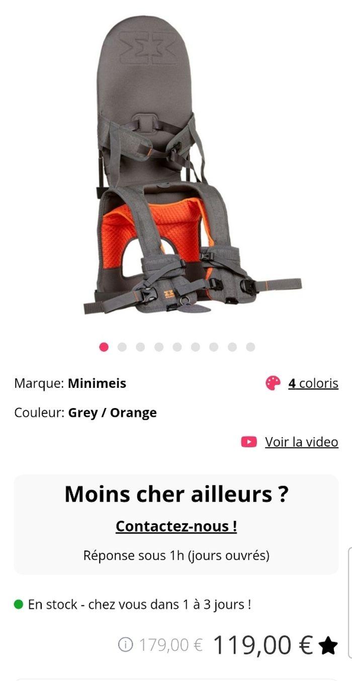 Porte bébé Minimeis G4 - photo numéro 5