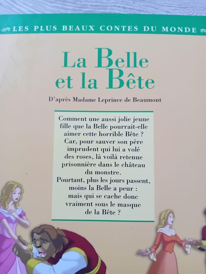 Livre la belle et la bête raconté par marlene jobert - photo numéro 2