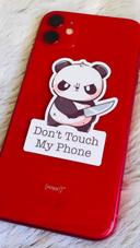 Autocollant Don’t Touch My Phone Panda