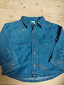 Chemise en jean garçon taille 12 mois