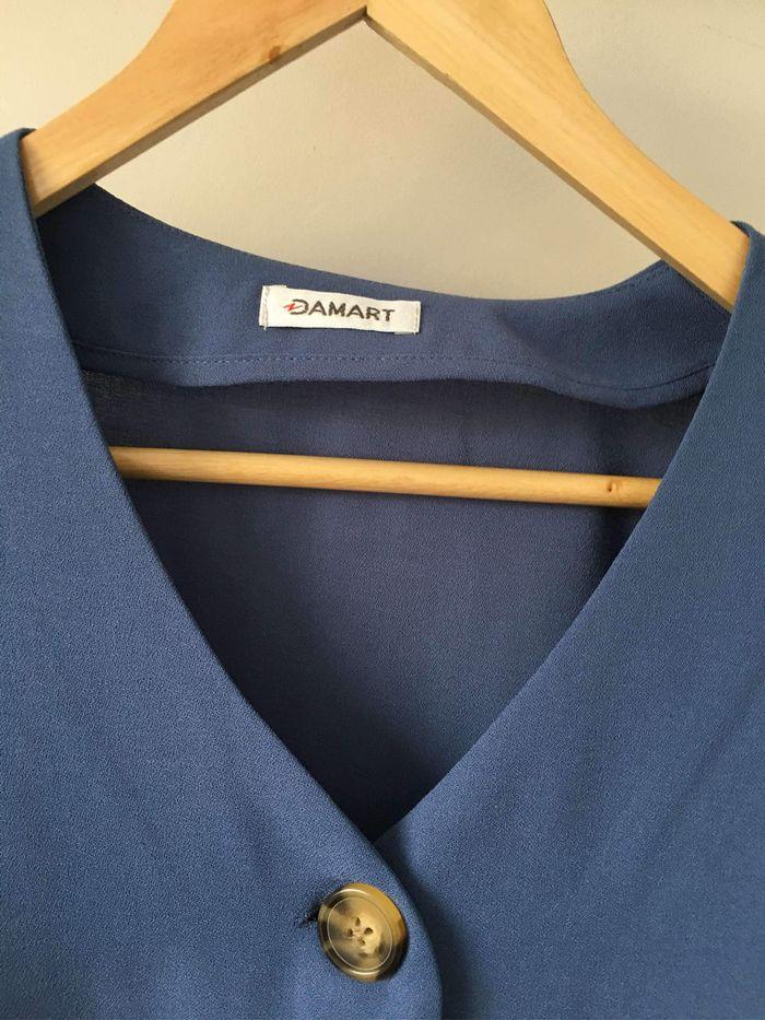 Blouse bleu Damart - photo numéro 7