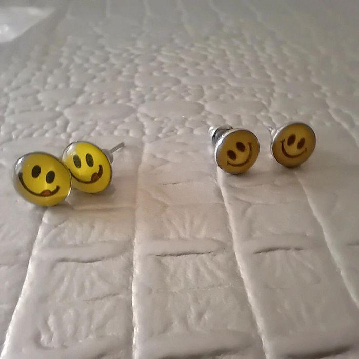 Lot de 2 paires de boucles d'oreilles - photo numéro 1