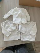 Lot de 3 gilets blanc