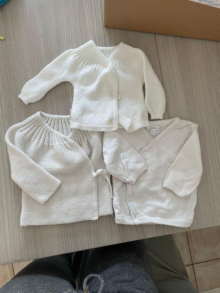 Lot de 3 gilets blanc