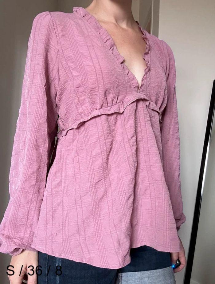 Blouse vieux rose Shein taille 36 💖 - photo numéro 5