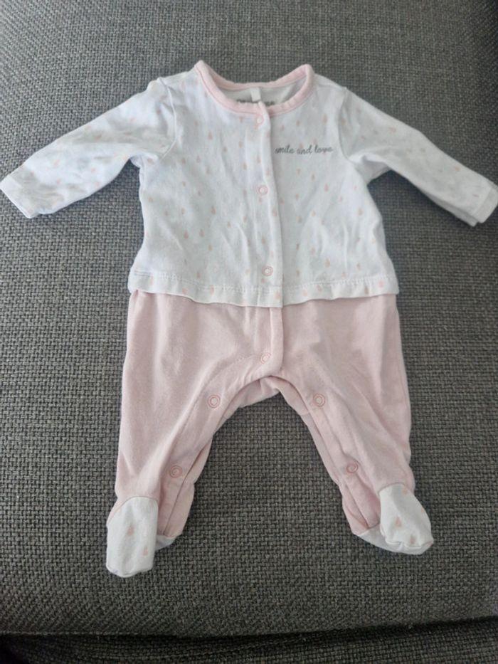 Lot de 5 pyjamas en coton Orchestra taille naissance 50cm - photo numéro 2