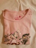 T shirt rose  8 ans fille