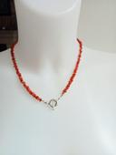 Collier corail rouge