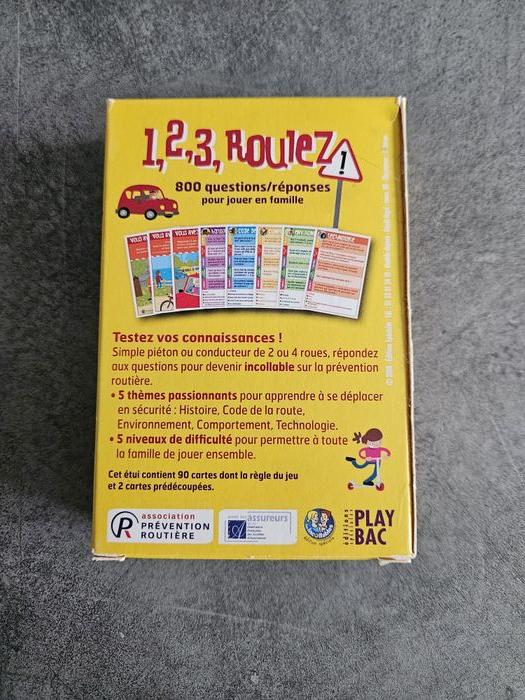 Jeu éducatif et de prévention "1, 2, 3 roulez" sur le code de la route - Prévention routière - photo numéro 2