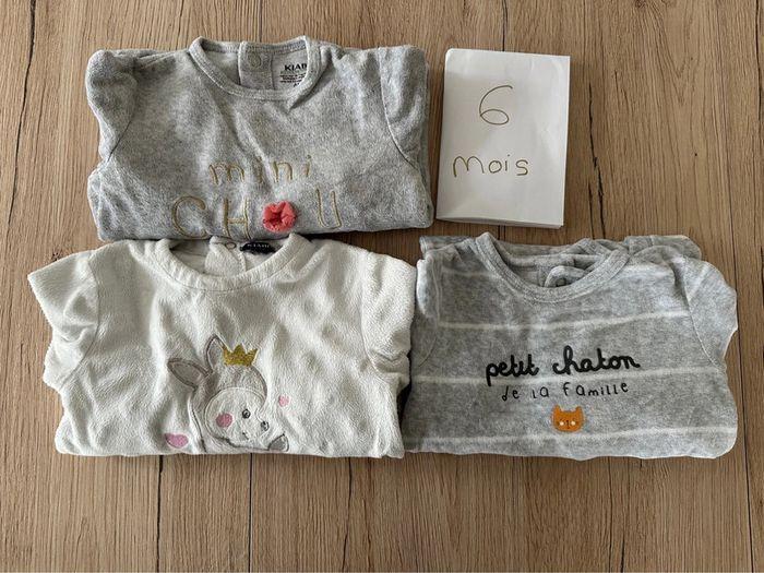 Lot de 3 pyjamas 6 mois - photo numéro 1