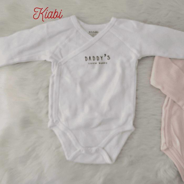 Lot de 3 bodys manches longues fille 6 mois : Jacadi & Kiabi - photo numéro 4