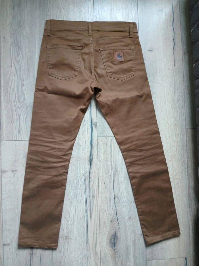 Jean chino carhartt wip 29x32 marron - photo numéro 3