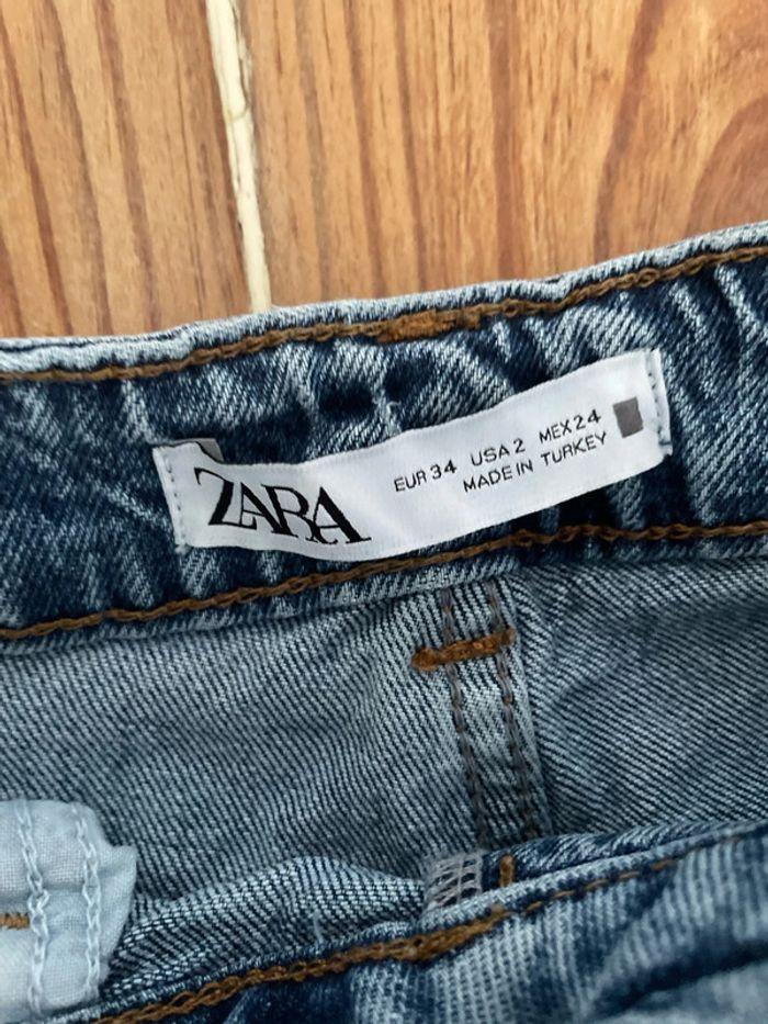 jean mom Zara taille 34 - photo numéro 3