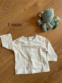 Tee shirt manches longues 1 mois orchestra