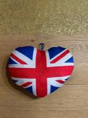 Peluche coeur drapeau de l’Angleterre