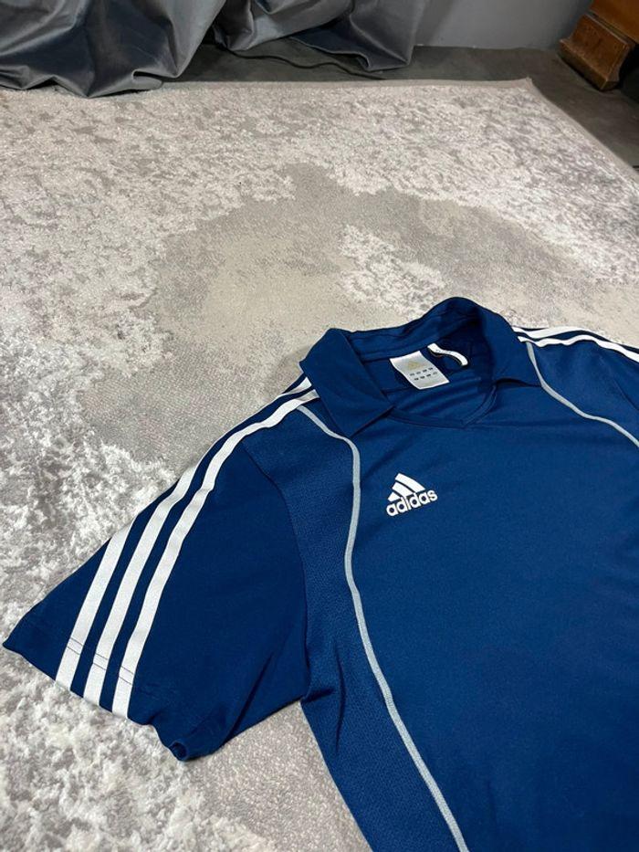 Maillot de Sport Adidas Vintage Y2k 2000's Navy Blue - photo numéro 4