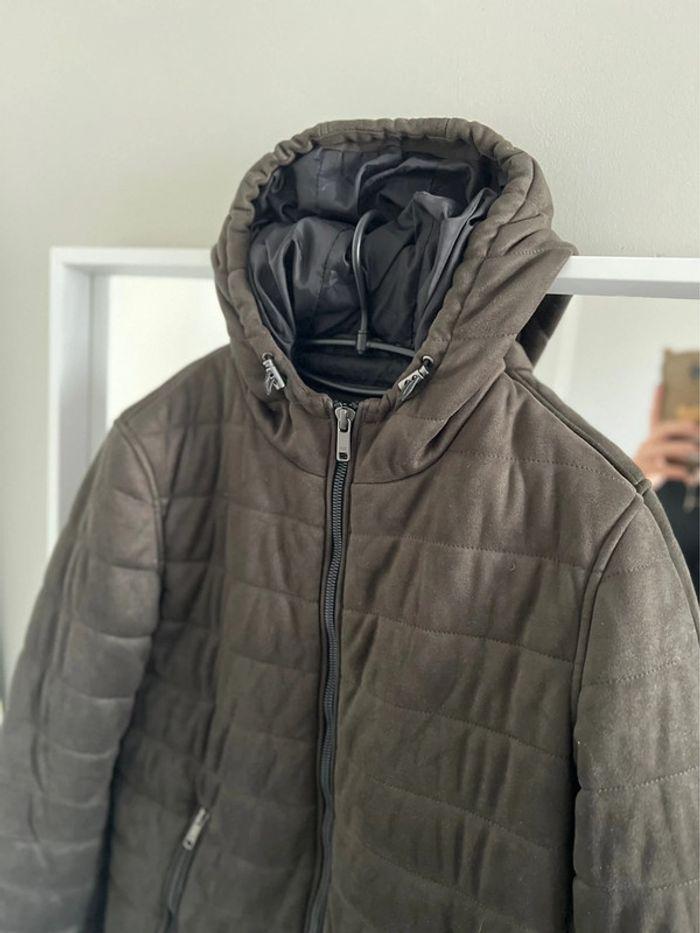 Veste doudoune daim Zara man taille M - photo numéro 2