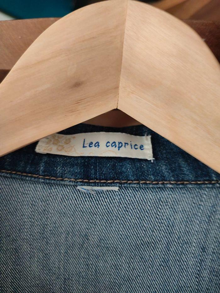 Veste en jean lea caprice bleu 14 ans - photo numéro 3