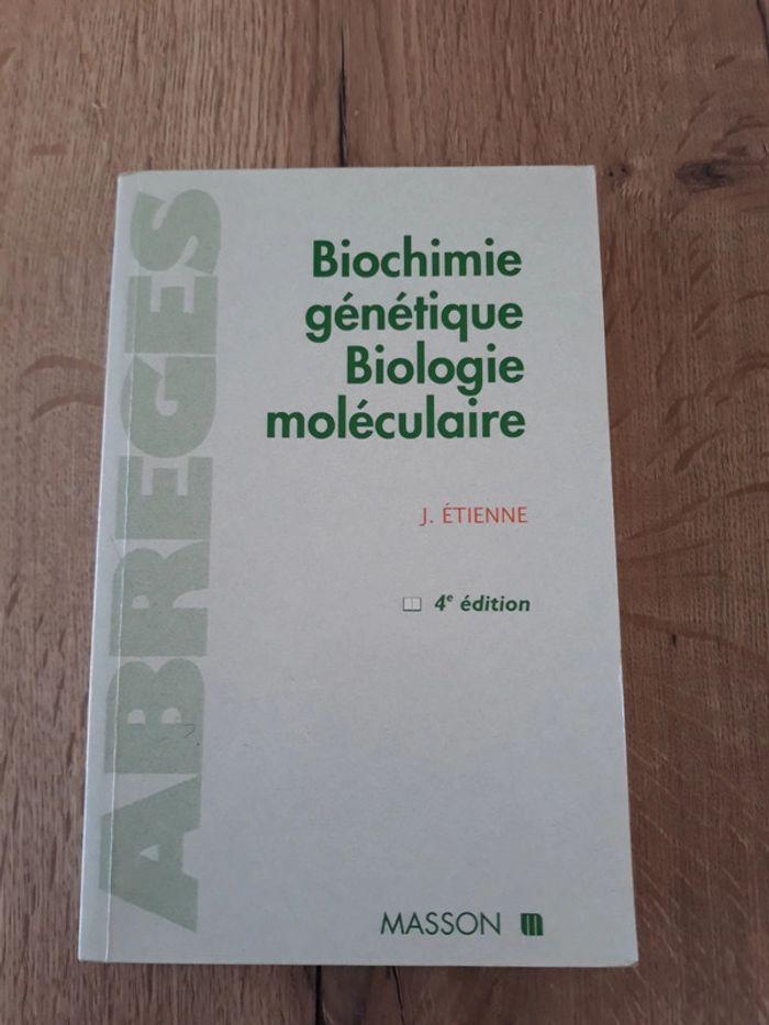 Livre Biochimie génétique Biologie moléculaire - photo numéro 1