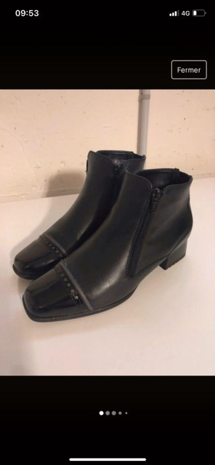 Bottines noires - photo numéro 1