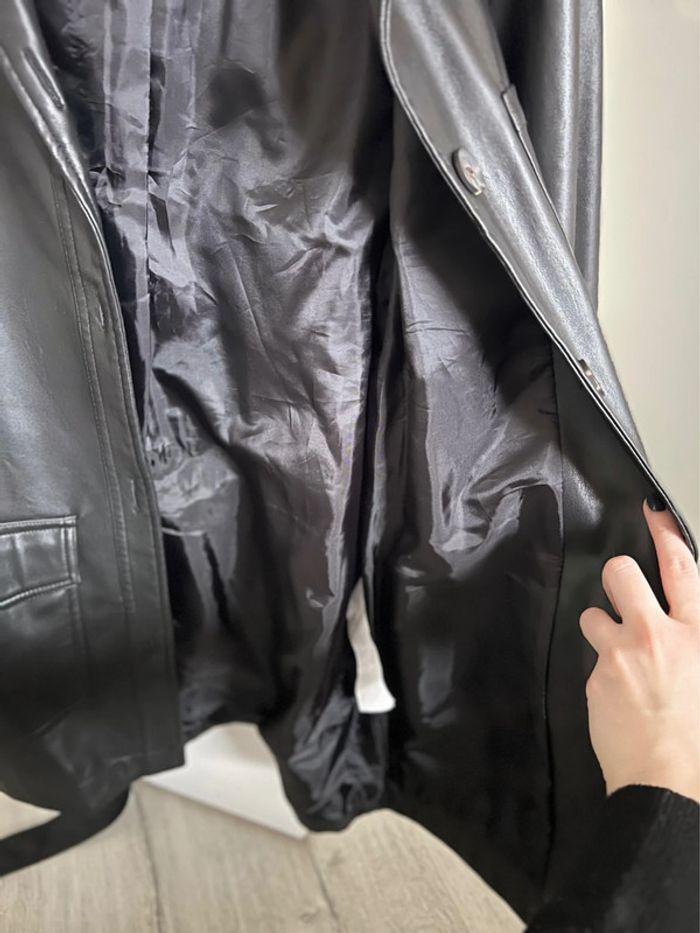 Veste chemise simili cuir stradivarius taille S - photo numéro 10